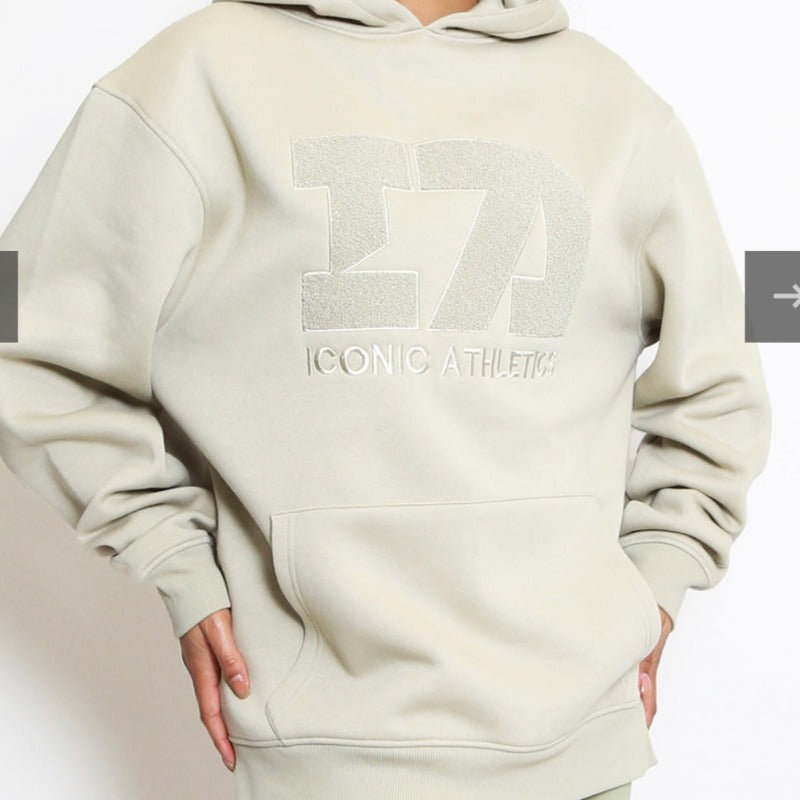 Sage green iconic hoodie