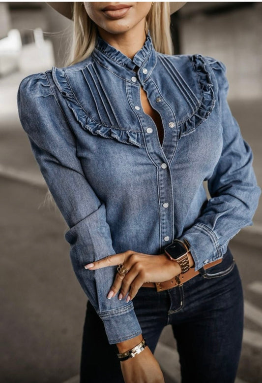 Denim shirt