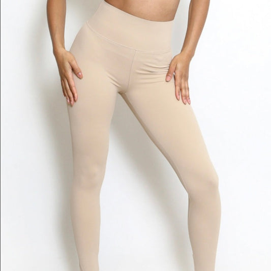 Taupe running leggings