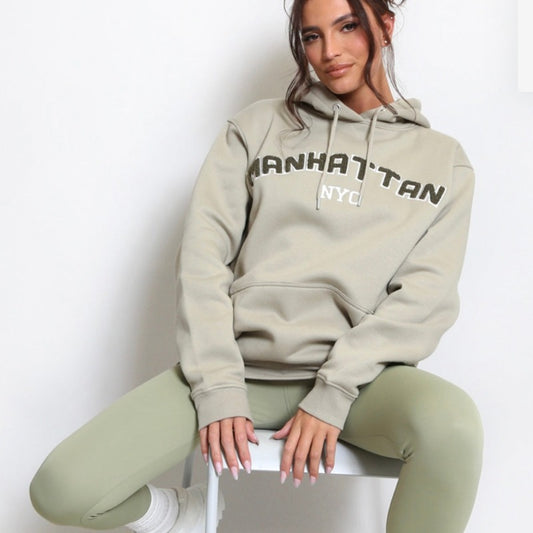 Manhattan sage Green hoodies