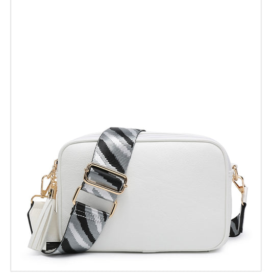 White cross body bag